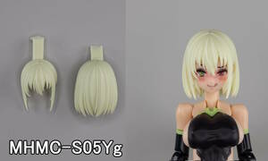 muscuto MHMC-S05YG(イエローグリーン) ヘアパーツ - マルチコア仕様 メガミデバイス 改造パーツ