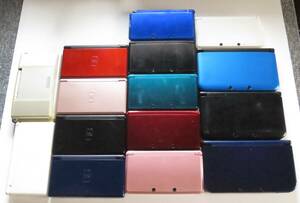 ●任天堂/new3DSLL①台 /3DSLL②台/3DS⑥台/DS lite⑤台/DS①台 合計15台＋etc.. 動作未確認ジャンク 欠品、破損 有り 80サイズ　