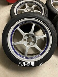 ADVAN RG 17インチ 7.5j +45 PCD100 5穴 214/45R17 ②