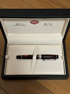  Aurora Optima fountain pen Fnib bar gun ti