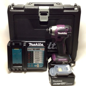 ΘΘ MAKITA マキタ インパクトドライバ 18v 未使用品 付属品完備 TD173DGXAP パープル 未使用に近い