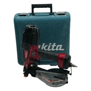 ◇◇ MAKITA マキタ エア釘打ち ケース付 エアツール AR410HR レッド 傷や汚れあり