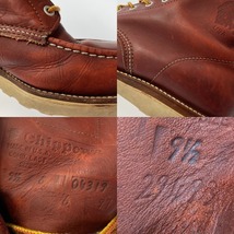 ☆☆ CHIPPEWA チペワ ブーツ SIZE 9 1/2 メンズ 29493 ブラウン 傷や汚れあり_画像9