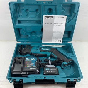 κκ MAKITA マキタ 電動工具 レシプロソー 充電器・充電池1個・ケース付 コードレス式 10.8v 0005175 JR104D ブルー 目立った傷や汚れなし