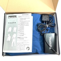 $$ MAKITA マキタ 充電式ファンジャケット size LL ファンユニット・バッテリーセット FJ310DZ/BL07150B やや傷や汚れあり_画像2