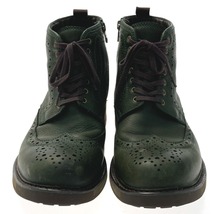 ☆☆ REGAL リーガル レースアップブーツ GORE-TEX レザー GN41 63GR グリーン系 SIZE 26cm メンズ やや傷や汚れあり_画像3