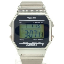〇〇 TIMEX タイメックス Supreme シュプリーム コラボ 腕時計 TW2U03500 シルバー やや傷や汚れあり_画像1