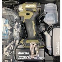 ▽▽ MAKITA マキタ 充電式インパクトドライバ 18V 6.0Ah TD173DRGXO オリーブ 開封未使用品 未使用に近い_画像2