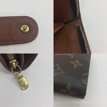 ◎◎ LOUIS VUITTON ルイヴィトン ポルトフォイユパピエジップ ウォレット 財布 モノグラム M61207 中古品 傷や汚れあり_画像8