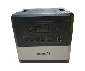 ●● suaoki ポータブル電源 G1000 ブラック 目立った傷や汚れなし