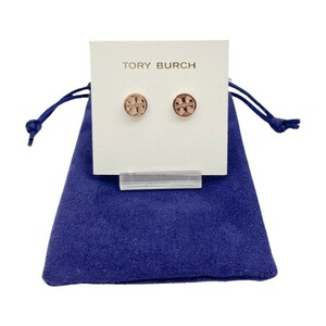 ◆◆ TORY BURCH トリーバーチ ピアス ミラースタッズピアス ピンクゴールド 目立った傷や汚れなし