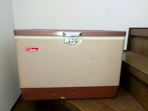 Coleman Vintage Steel Belt Cooler Box Choco Parfait