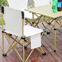 AH030:持ち運び可能な折りたたみ椅子 車輪付きのポータブル屋外シート_画像2