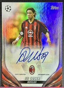 2023-24 TOPPS UEFA CLUB COMPETITIONS 直筆サイン AUTO RUI COSTA AC MILAN マヌエル・ルイ・コスタ SP