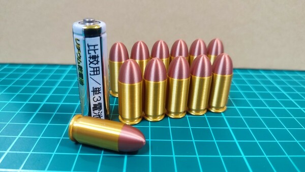 .45 ACP 弾風 ダミーカート 12個セット【送料無料】(検) .45 AUTO 11.43x23mm COLT M1911 H&K USP M&P Glock SIG Sauer MP9 45口径