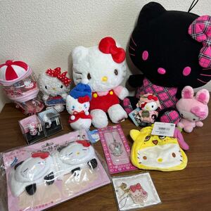  Sanrio Kitty goods set sale soft toy mascot strap figure pouch large amount 