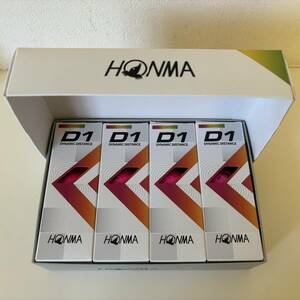 【新品即決 送料無料】本間ゴルフ D1 2022 ピンク 1ダース12個 HONMA GOLF ホンマ ゴルフボール ダイナミックディスタンス マルチ