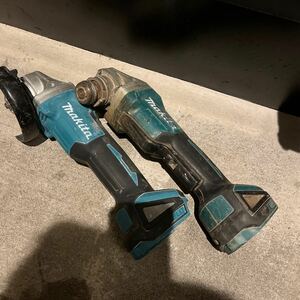 ジャンク品GA404DN GA408D充電式ディスクグラインダ マキタ makita 18V 