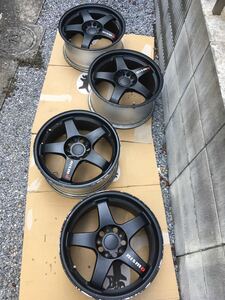 NISMO ニスモ LM GT4 18x9.0J Inset22 PCD114.3 5穴 ブラック GT-R 2本セット (4030S-RS110-BK)