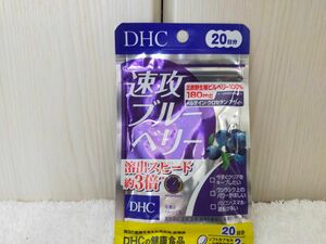 GW在庫限りセール【新品・即日発送】1袋セット　DHC 速攻ブルーベリー 20日分×1袋