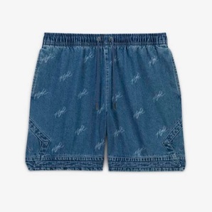 XLサイズ JORDAN BRAND DENIM AOP SHORT PANTS ALLOVER PRINT ジョーダン メンズ デニム ショートパンツ FN4652-436 エアジョーダン4 NIKEの画像1