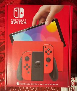 【新品未使用】Nintendo Switch(有機ELモデル)マリオレッド