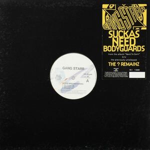 国内盤Gang Starr Suckas Need Bodyguards レコード