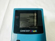 Nintendo GAME BOY COLOR CGB-001 ゲームボーイカラー ブルー コレクション ゲーム 動作確認済み_画像2