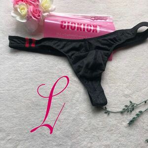 新品 メンズ　Lサイズ　CLOKICX ブラック　ぴったり　もっこり　ワイルド ストレッチ sexy Tバック ビキニブリーフ ショーツ パンツ