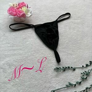 新品 メンズ エロカッコいいリング 穴あき セクシー ブラック Tバック ダンディ ビキニ ブリーフ パンツ ショーツの画像1