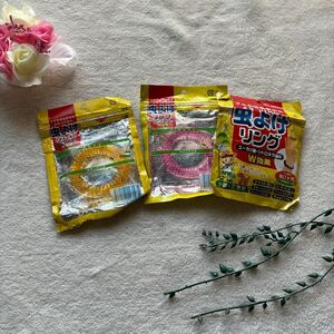 新品 3点セット　虫除けリング　キャンプ 虫よけ BBQ カラーはアソート アウトドア リング 