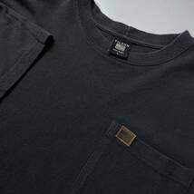 USA製 FILSON ポケット Tシャツ フェード ブラック 半袖 無地　フィルソン アメリカ製 MADE IN USA しっかりとした素材 黒 C.C.FILSON_画像8