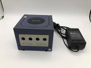 【中古品】NINTENDO GAME CUBE ニンテンドー ゲームキューブ DOL-001 任天堂 ゲーム機 テレビゲーム 通電確認済 本体 電源コード のみ