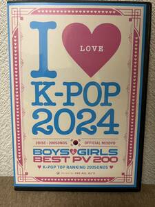 I LOVE K POP 2024!K POP 2 листов комплект DVD