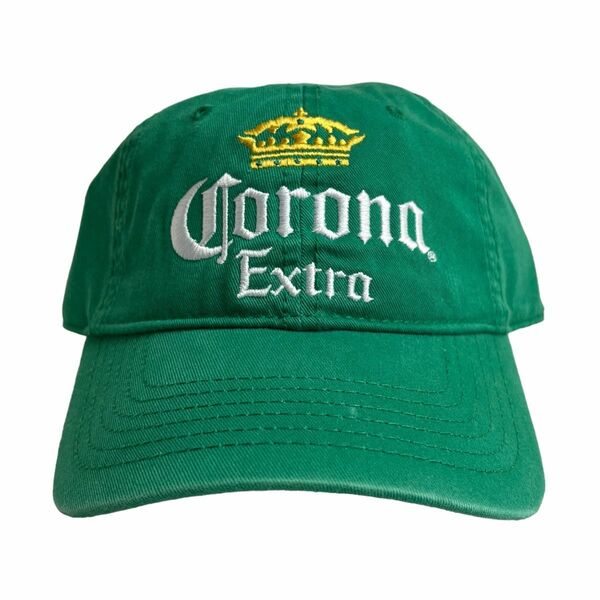 【キャップ/帽子】デッドストック Corona Extra (コロナエクストラ) メキシカンビール 新品未使用 6パネルキャップ
