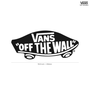 【VANS】バンズ★04★ダイカットステッカー★切抜きステッカー★10.0インチ★25.4cm