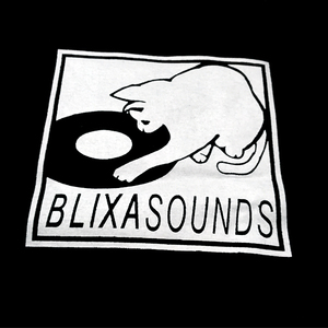 送料無料【 Blixa Sounds】ターンテーブル猫 / ブラック★選べる5サイズ/S M L XL 2XL/ヘビーウェイト 5.6オンス