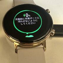 【極美品・箱付き】 HUAWEI WATCH ファーウェイ ウォッチ GT2 42mm スマートウォッチ 腕時計 時計 スポーツモデル フロスティホワイト_画像6