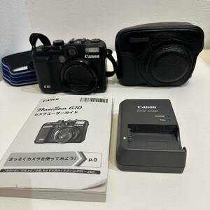 【起動確認済み】Canon PowerShot G10 CANON キャノン パワーショット G10 充電器、説明書付 カメラ デジタルカメラ 