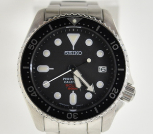 [1 jpy start ] SEIKO wristwatch diver men's SBCM023 8F35 Perpetual calendar quartz waterproof 8F35-00A0 Prospex 