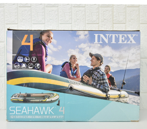 INTEX Inte k rubber boat 4 number of seats si- Fork SEAHAWK4 sea river outdoor camp gross weight 480 kilo leisure fishing 