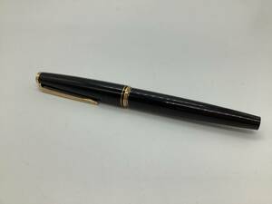 u1354 MONT BLANC モンブラン ペン先585 K14 14金 万年筆 文房具 筆記用具 ブラック系×ゴールド系　筆記未確認