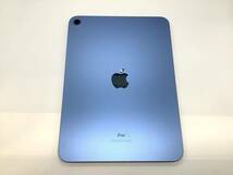 u1240 美品 Apple アップル iPad 第10世代 Wi-Fi 256GB MPQ93J/A タブレット ブルー カバー付 初期化済み_画像3