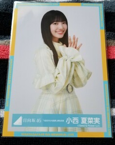 日向坂46 生写真　小西夏菜実　「4回目のひな誕祭」黄色衣装　チュウ