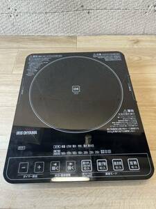  Iris o-yamaIH cooking heater IRIS OHYAMA black IH cookware IH portable cooking stove IHC-T51S-B 2020 year made desk-top cookstove present condition goods 