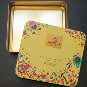 GODIVA 空き缶 缶 箱 空き箱 収納 入れ物 小物入れ チョコレート