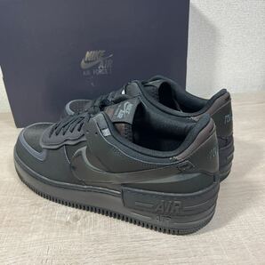 1円スタート売切り 新品未使用 NIKE ナイキ AF1 SHADOW エアフォース1 シャドウ スニーカー トリプル ブラック 希少サイズ 29cm 箱付きの画像6