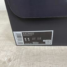 1円スタート売切り 新品未使用 NIKE ナイキ AF1 SHADOW エアフォース1 シャドウ スニーカー トリプル ブラック 希少サイズ 28cm 箱付き_画像9