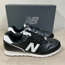 1円スタート売切り 新品未使用 ニューバランス New Balance 373 シューズ カジュアル スニーカー ブラック 27.5cm 完売品 レザー_画像3