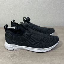 1円スタート売切り 新品未使用 Reebok リーボック シューズ スニーカー PUMP SUPREME ポンプシュプリーム ブラック 完売品 希少 27.5cm_画像3